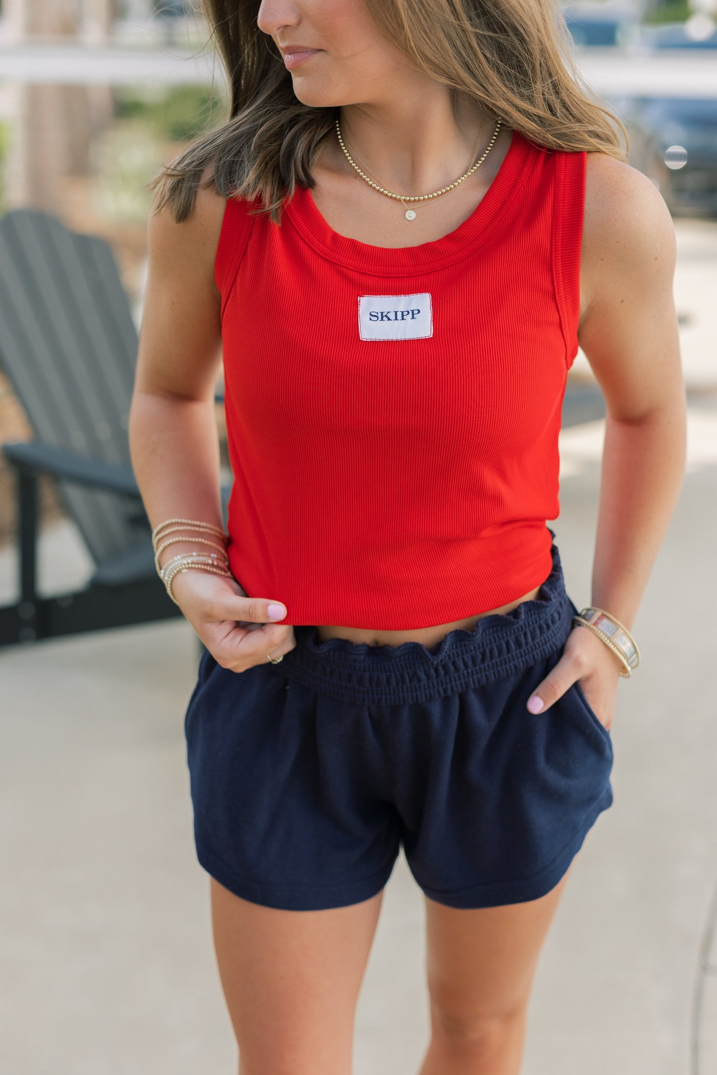 Sweatshort in Navy
