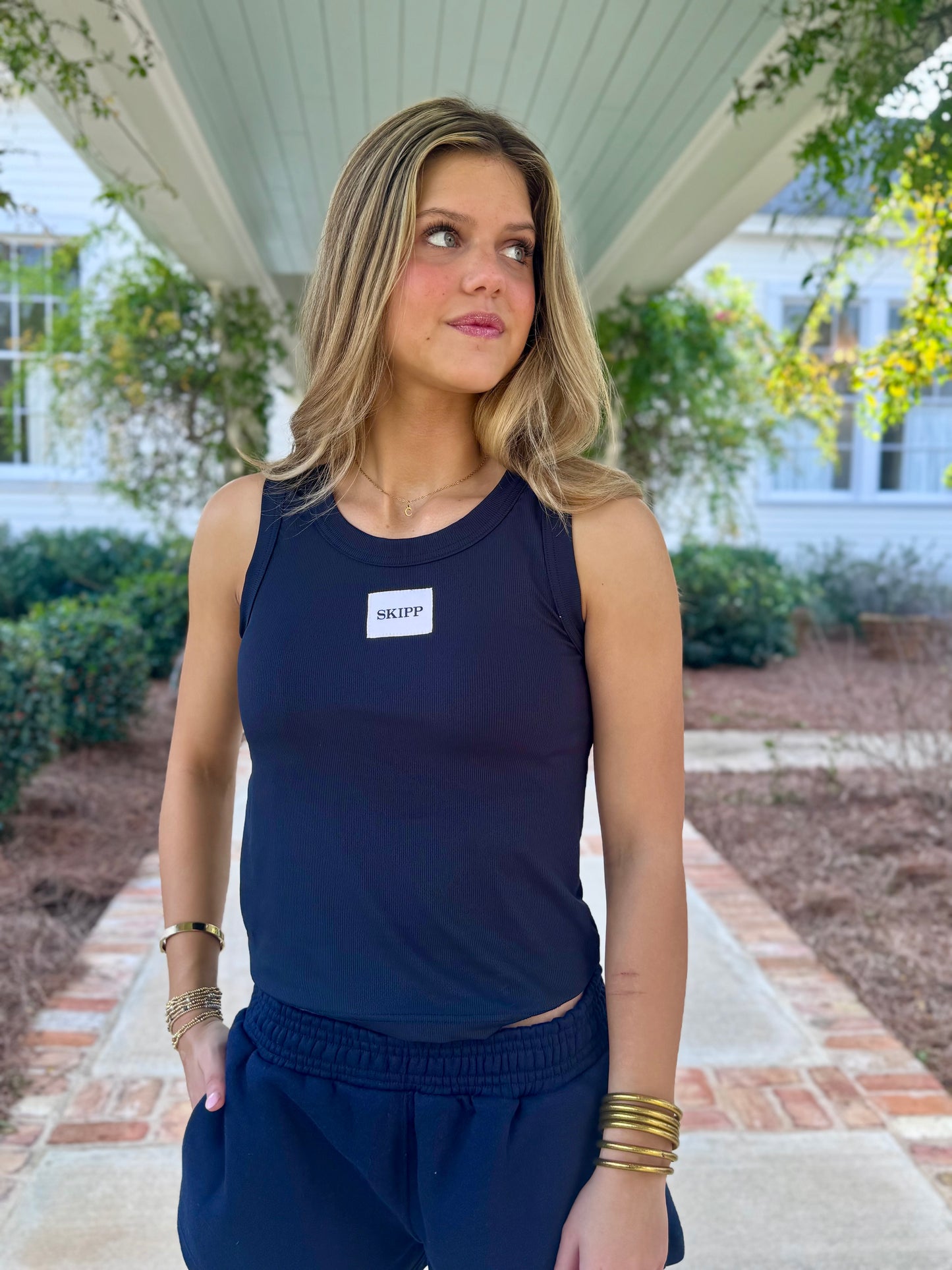 Logo Tank in Navy