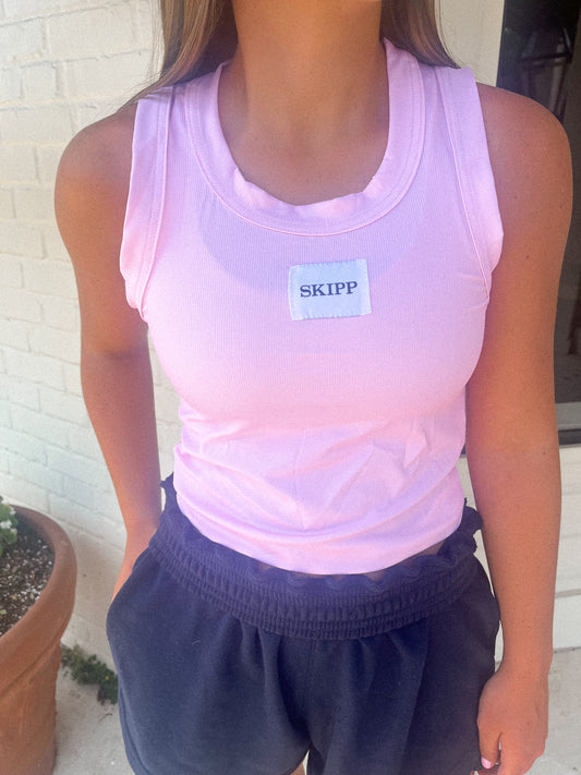 Logo Tank in Pink