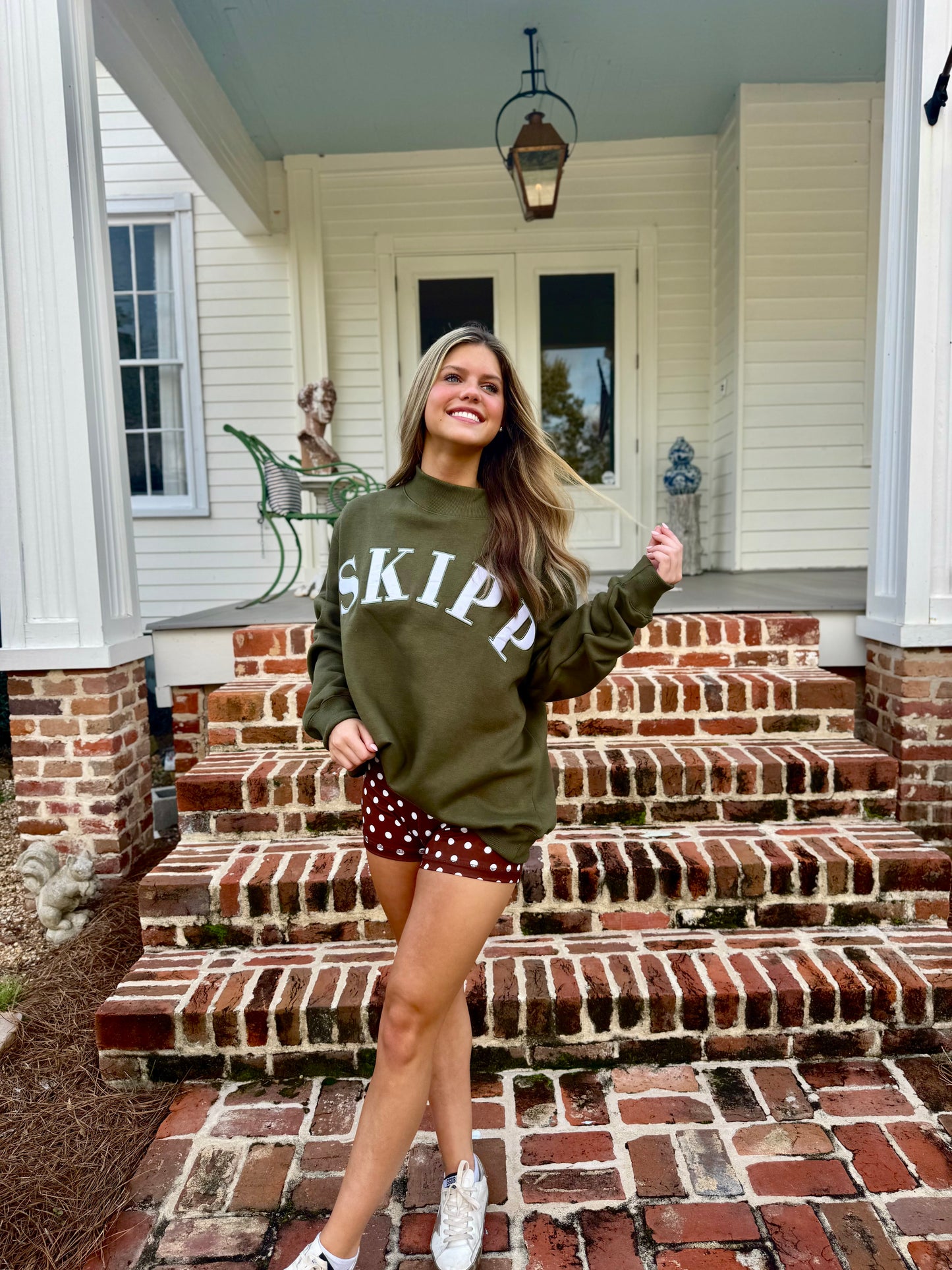 Olive Green Mockneck