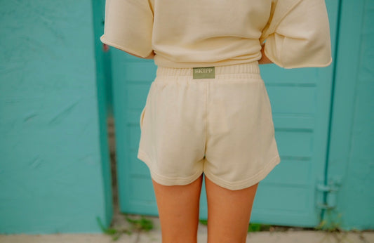 Butter yellow shorts