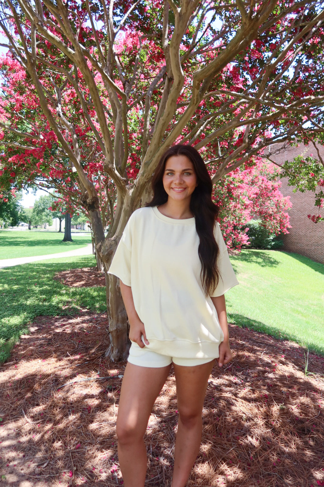 Butter yellow shorts