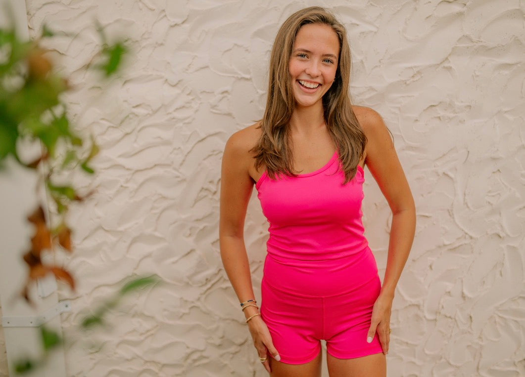 Hot Pink biker set