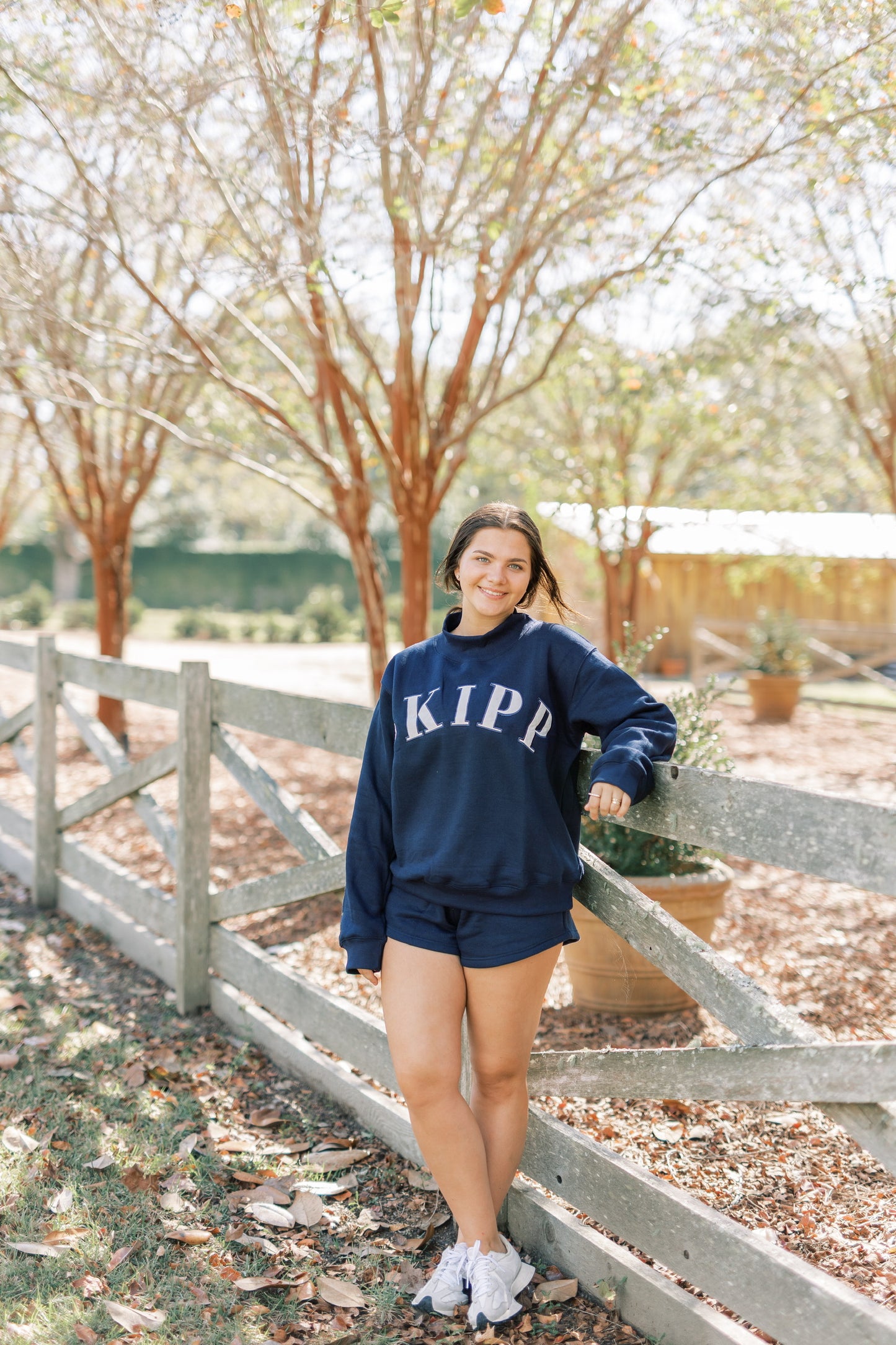 Navy Sweatshorts