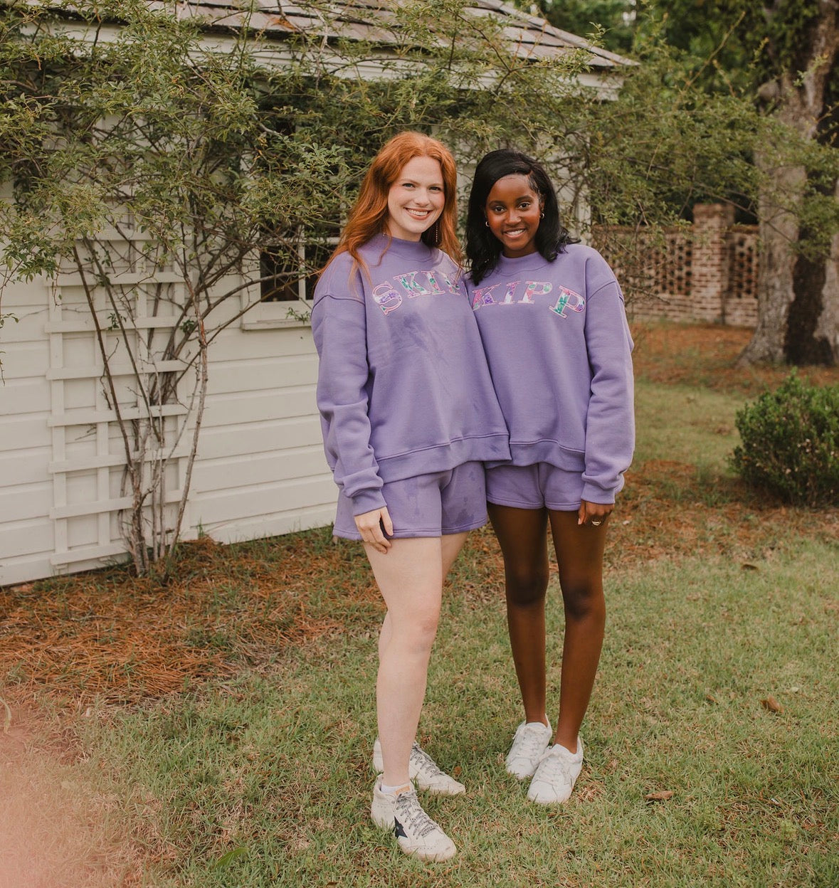 Boxy Shorts in Purple