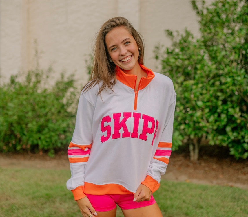 3/4 zip sweatshirt