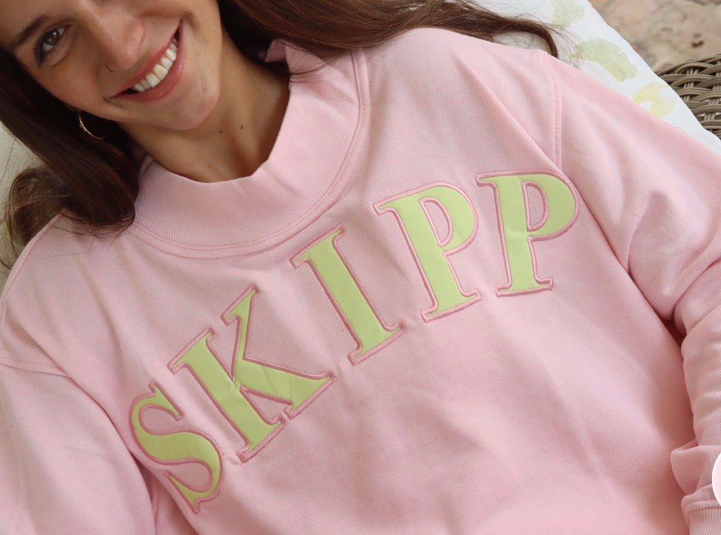 Classic Mock neck in Pink Lemonade