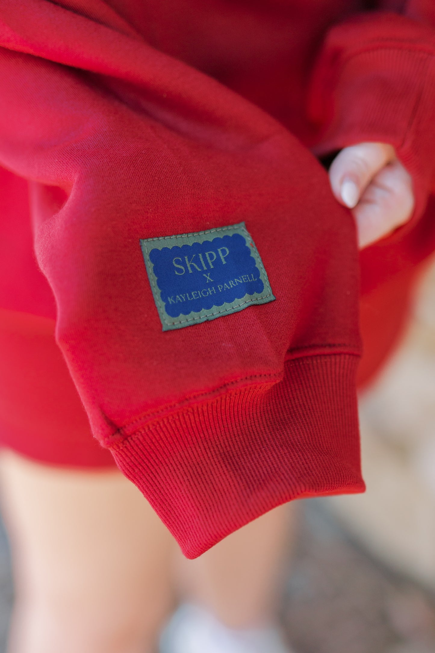 Burgundy Mockneck