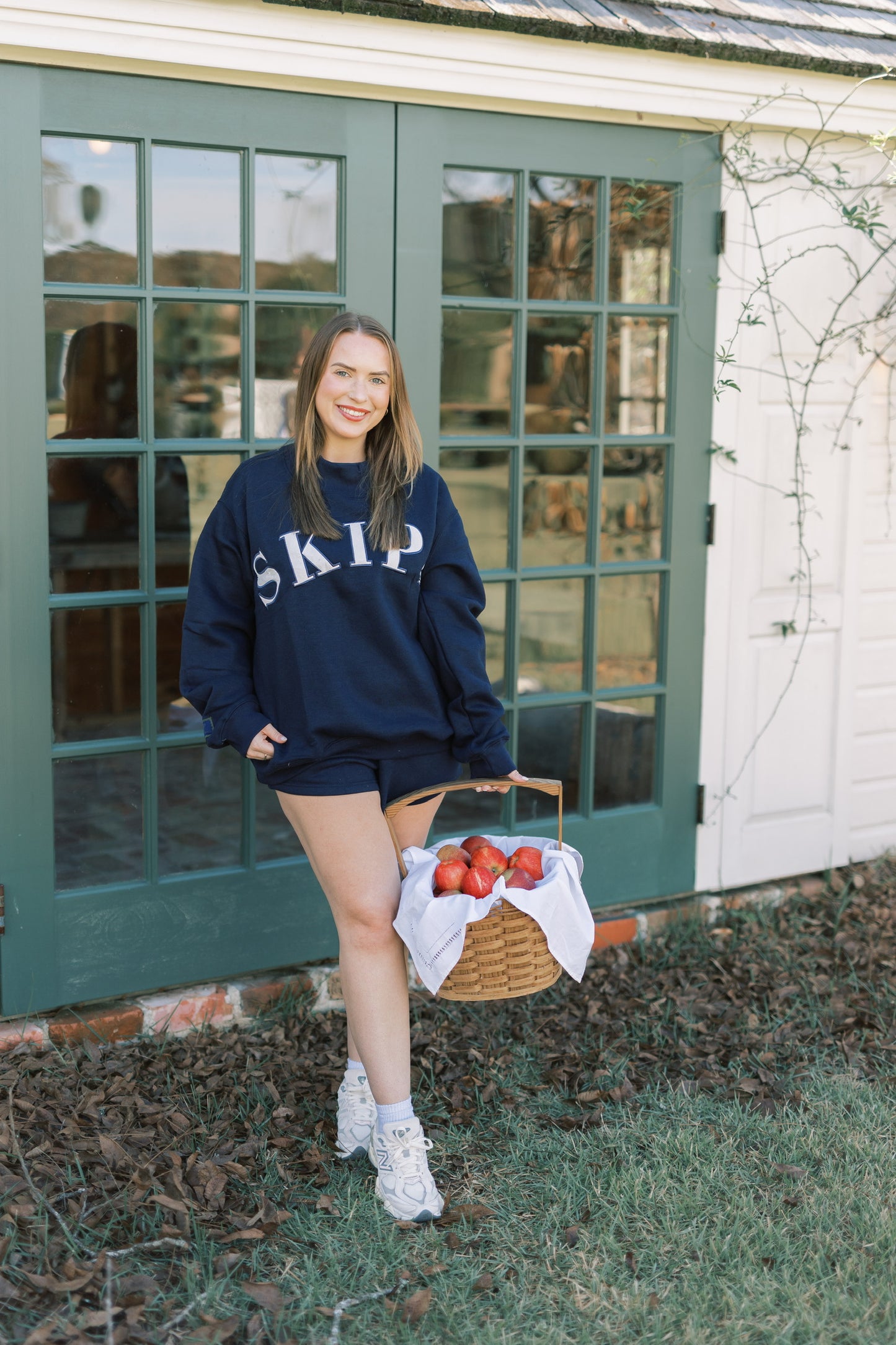 Navy Mockneck