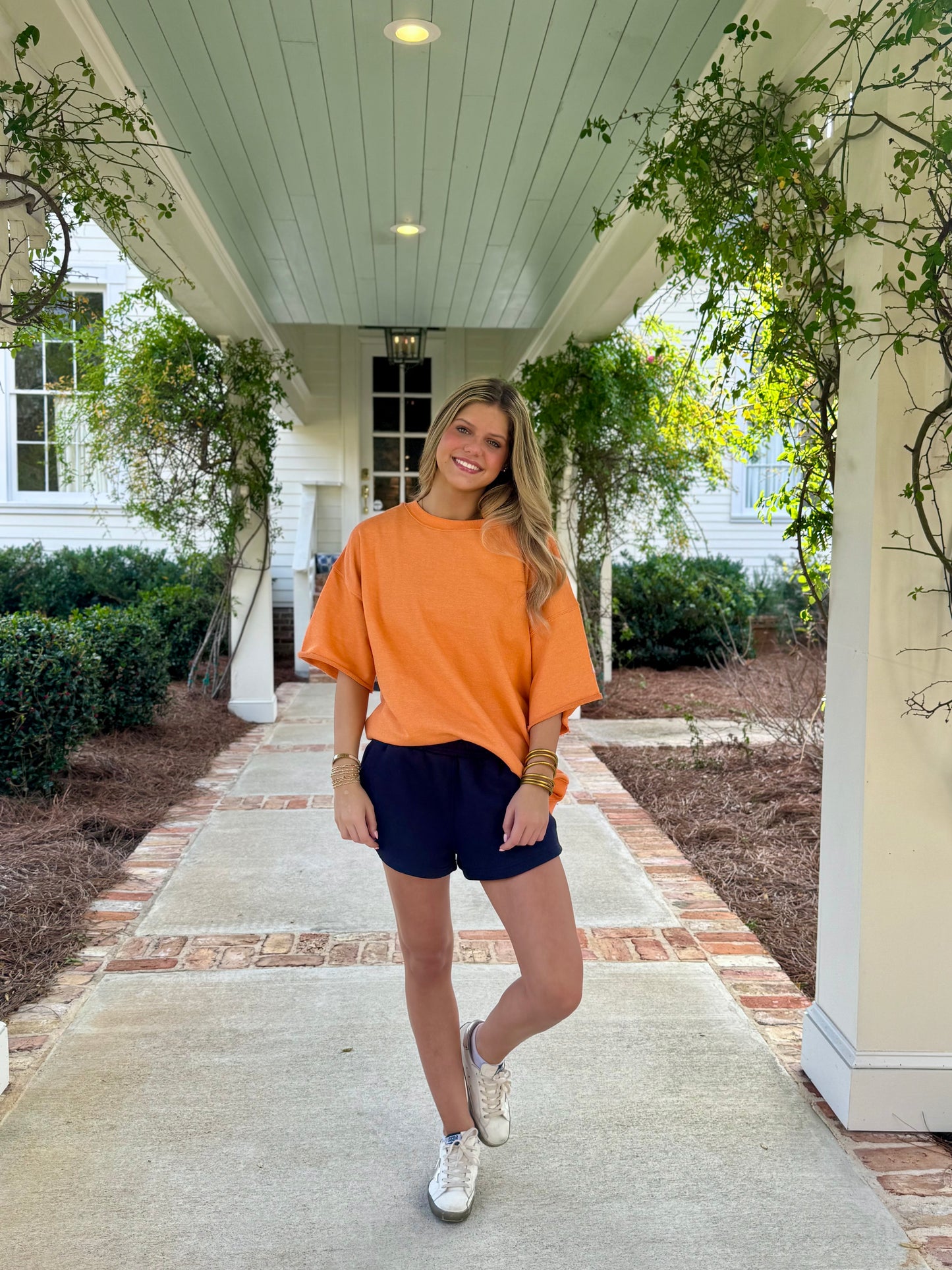 Navy Sweatshorts