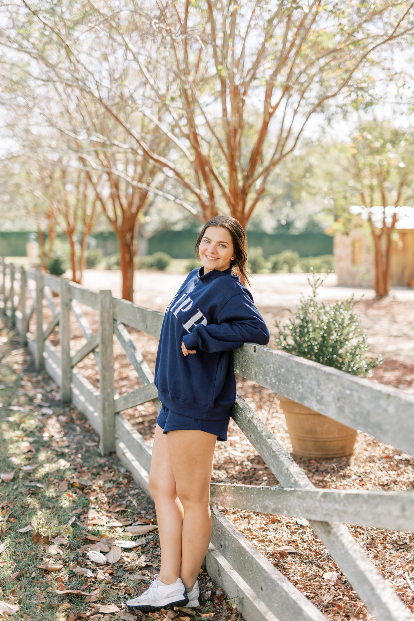 Navy Sweatshorts