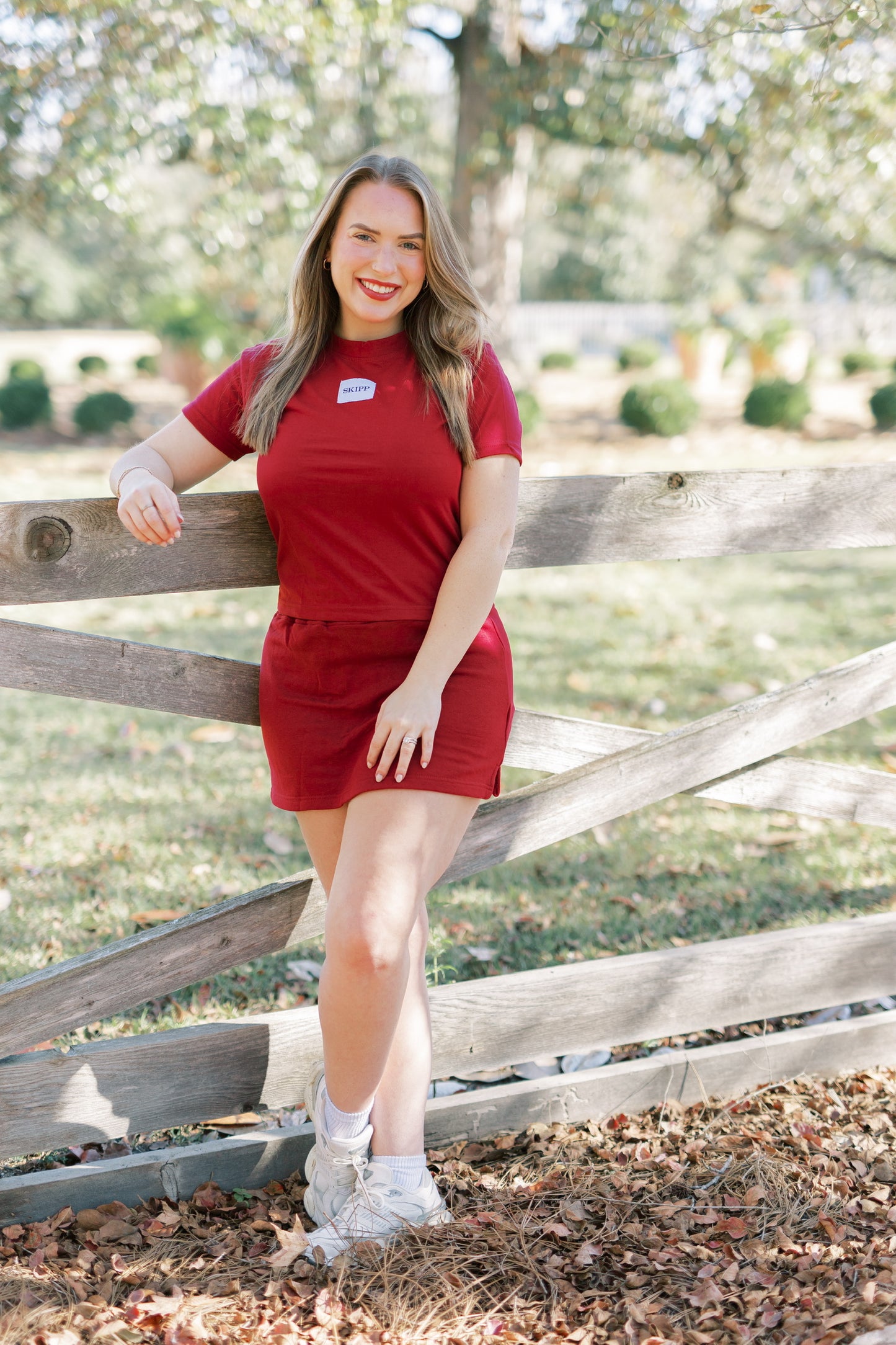 Burgundy Baby Tee