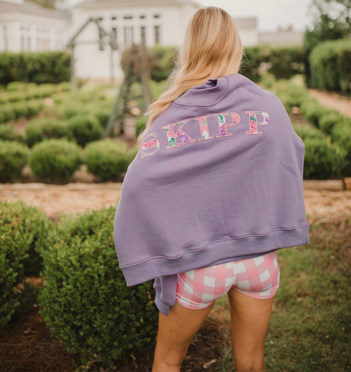 Classic Mockneck in Purple Hydrangea