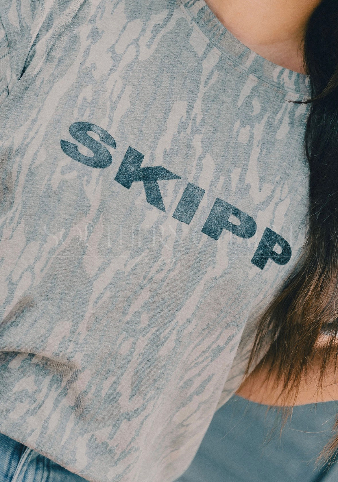 Black SKIPP Bottomland Tee