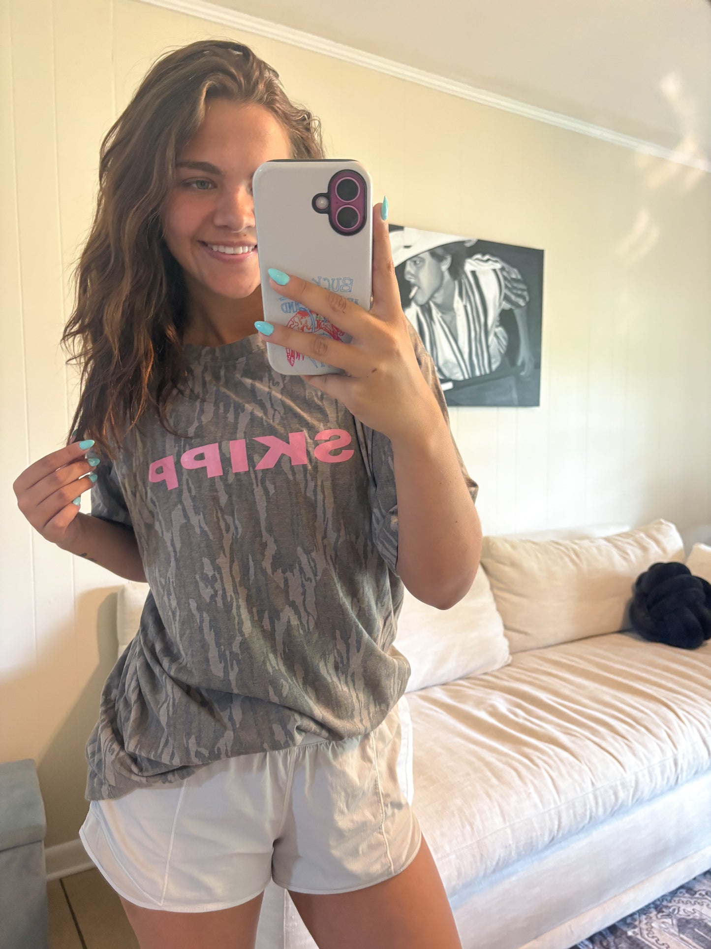 Pink Bottomland Tee