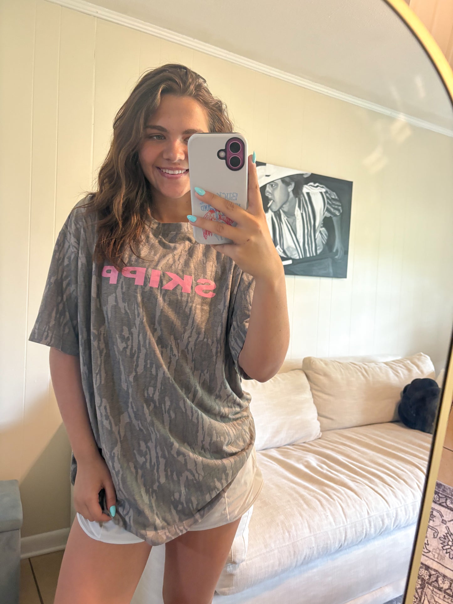 Pink Bottomland Tee