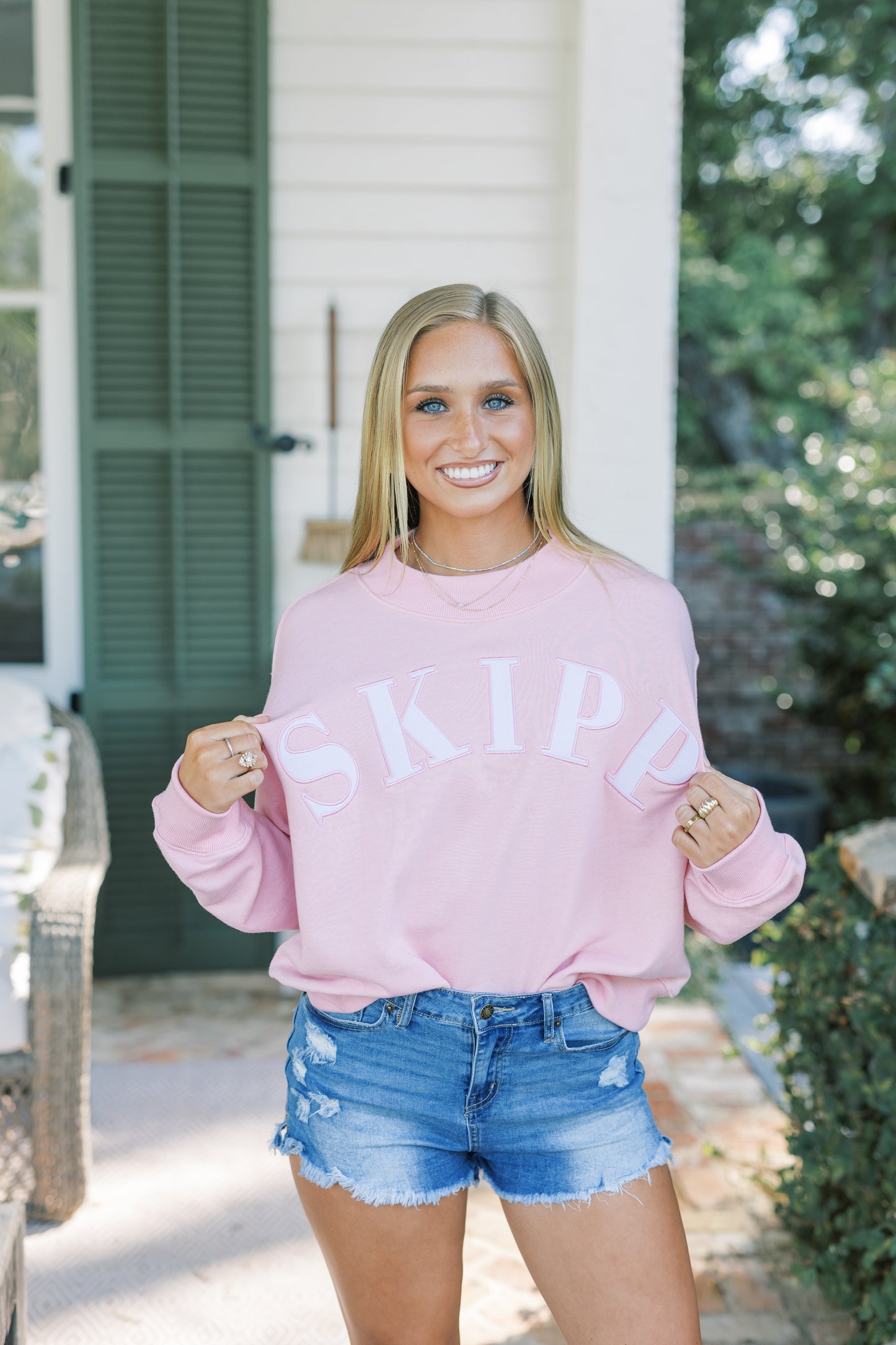 Classic Mockneck in Baby Pink