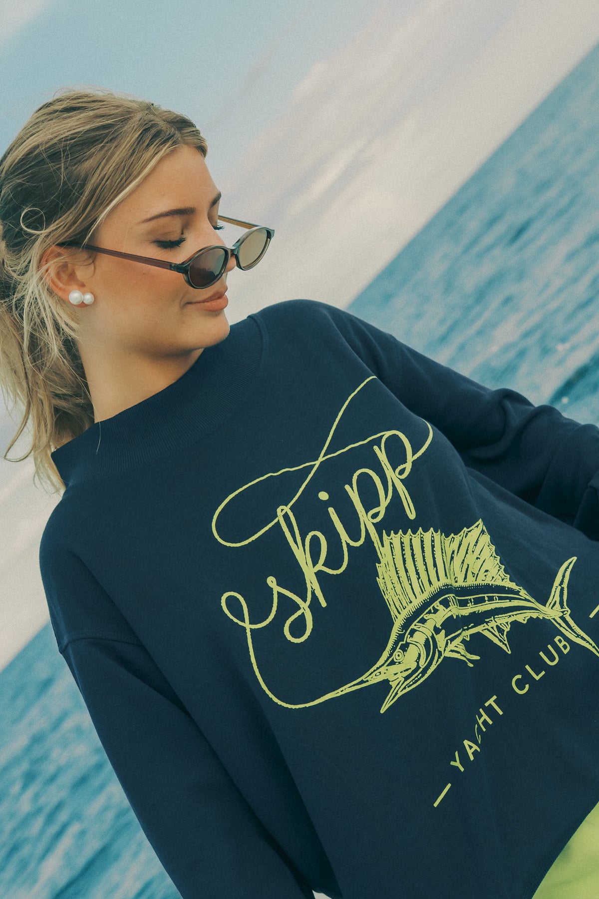 Marlin mock neck